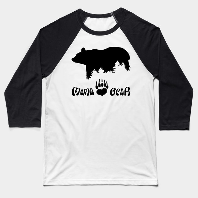 Mama Bear Baseball T-Shirt by Work Memes